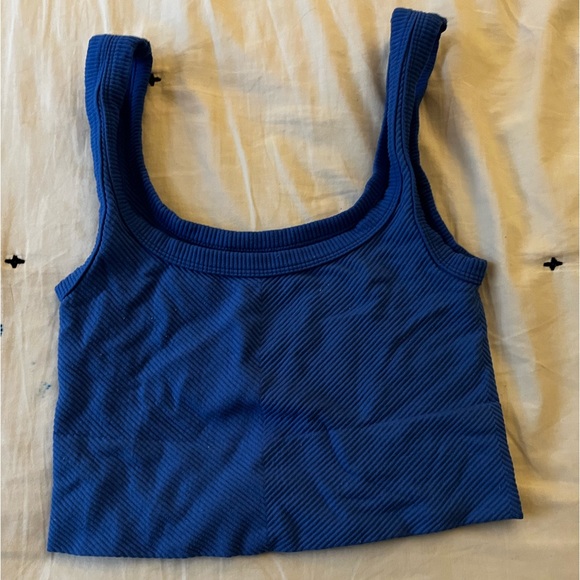 rock n rags spill the tea tank in cobalt blue - Picture 2 of 2
